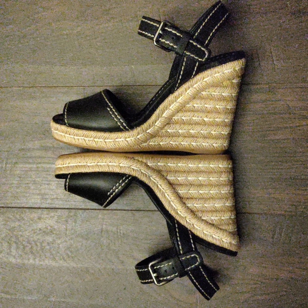 Prada Espadrille Wedge Sandals - Picture 3 of 9
